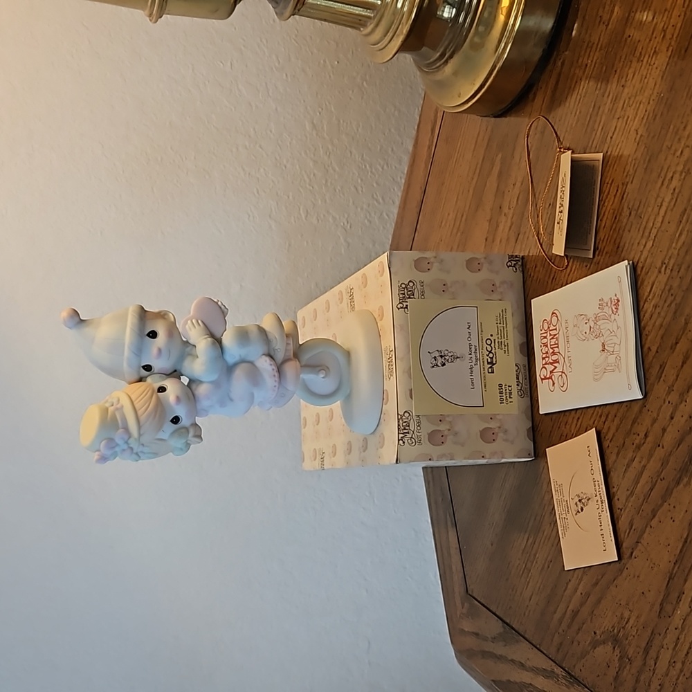 Lord Help Us Keep Our Act Together Enesco 1986 New In Box Never Displayed